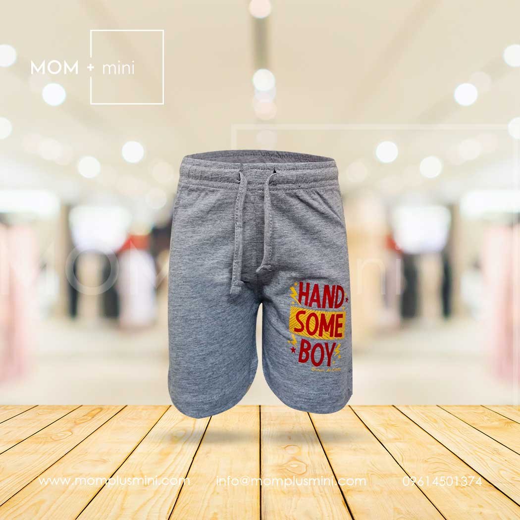 Baby Boys Half Pant Gray
