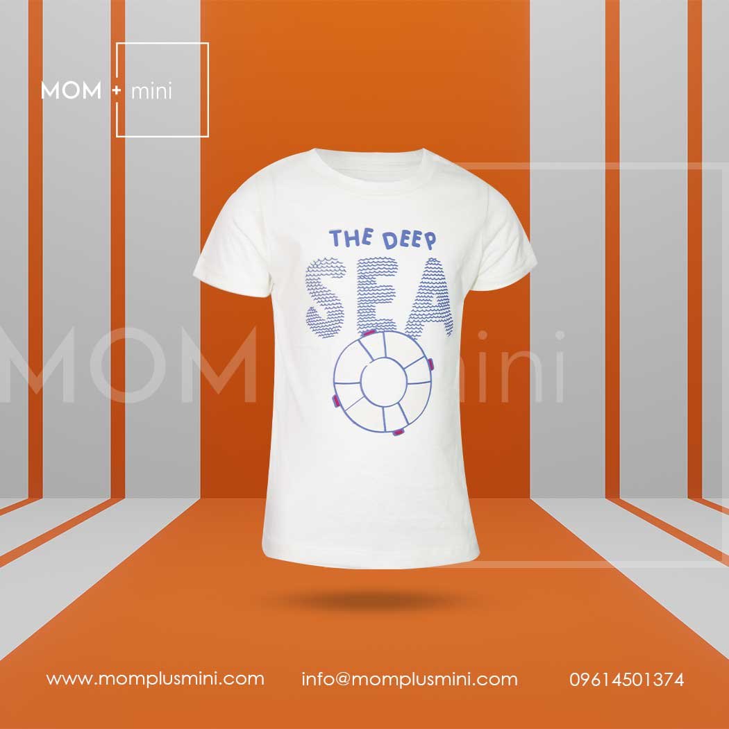 Premium Baby T-shirt The Deep Sea Off White